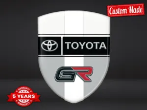 Toyota Adesivi Logo su Misura Universali Premium Regolabili